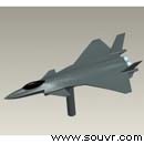 殲20飛機STL文件下載（3D打印機模型文件）